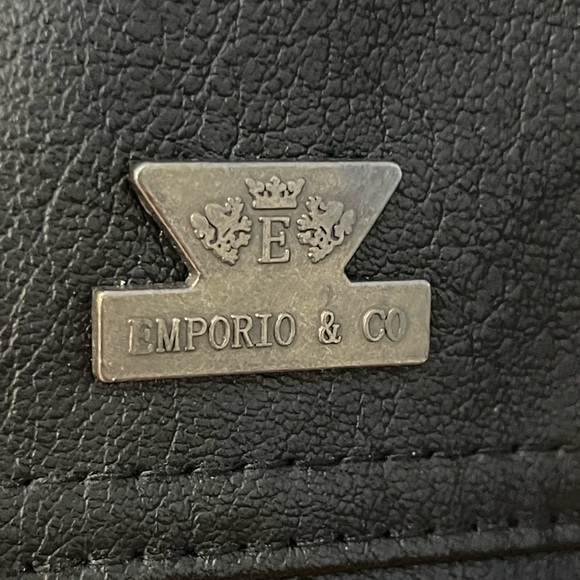 TWO DAYS SALE 👔👔👔 $89 Emporio & Co leather jacket. Brand New. Very elegant. - Picture 9 of 13